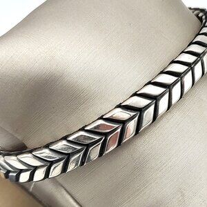 David Yurman Chevron Woven Bracelet  Size Small